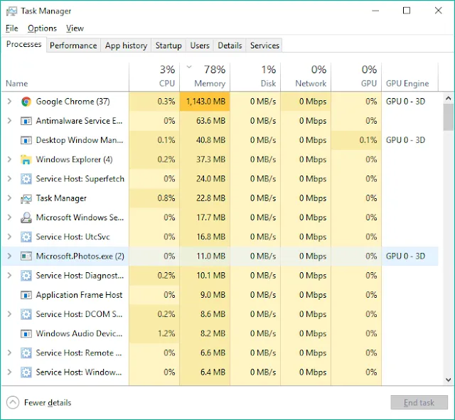 Trước khi dùng tool Optimize RAM